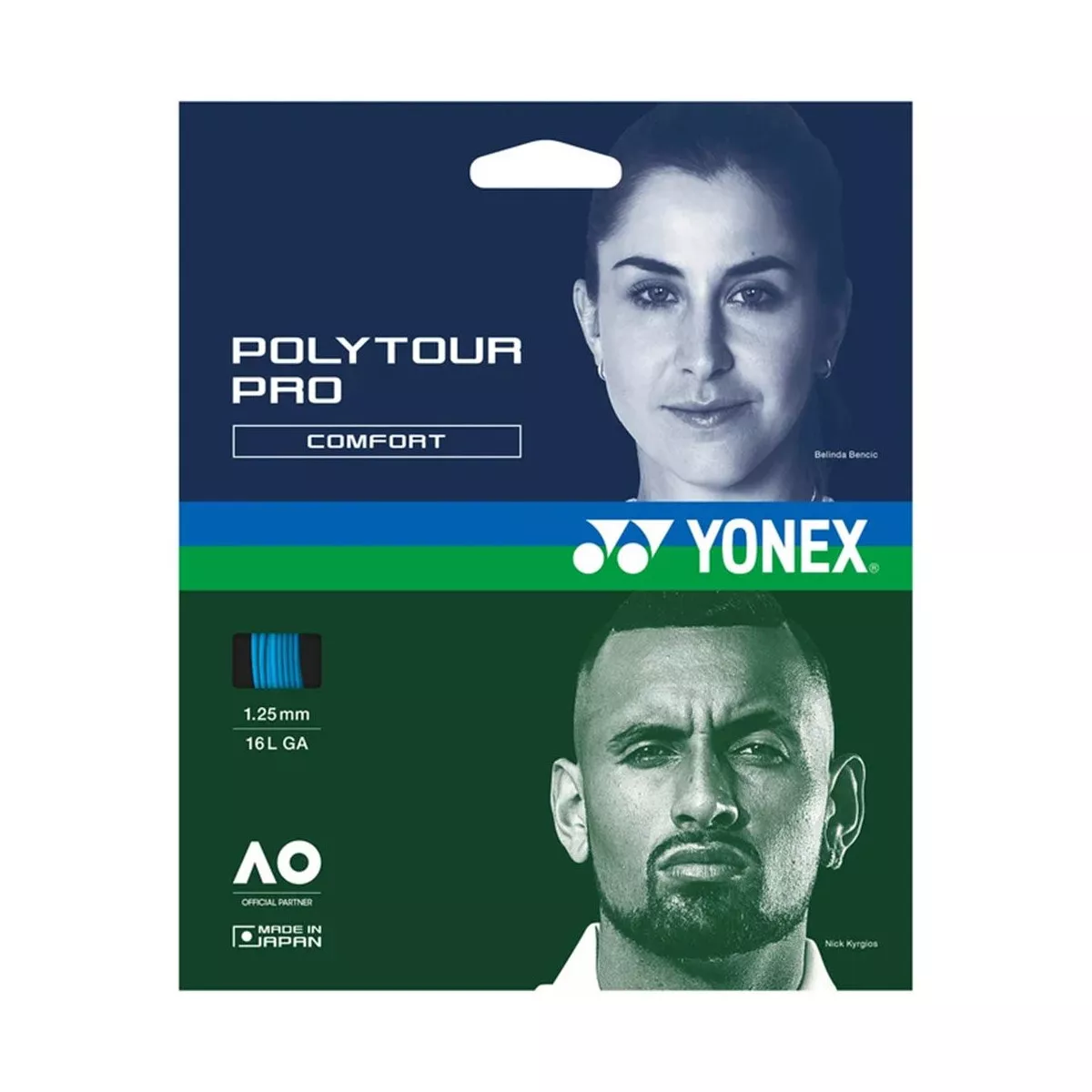 Corda Yonex Poly Tour Pro Blu 12m