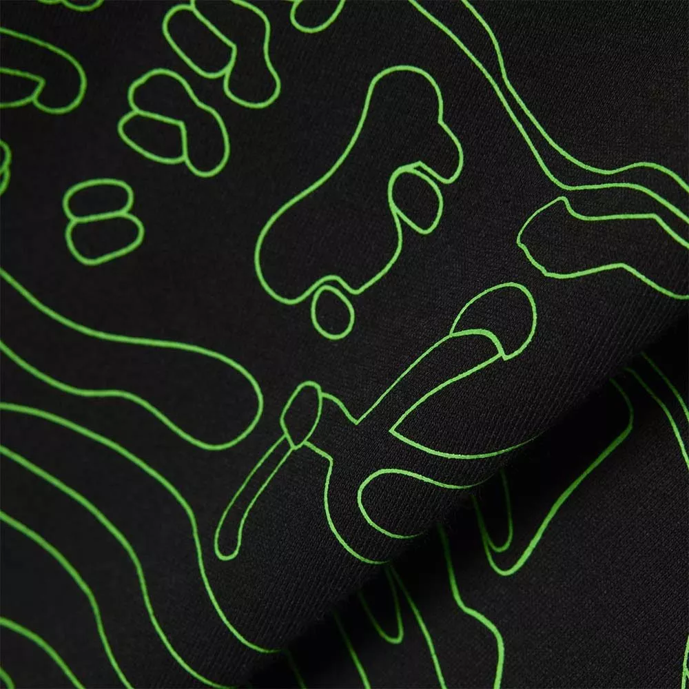 T-shirt Lacoste Sport Ultra Dry Stampa Coccodrillo Nero / Verde
