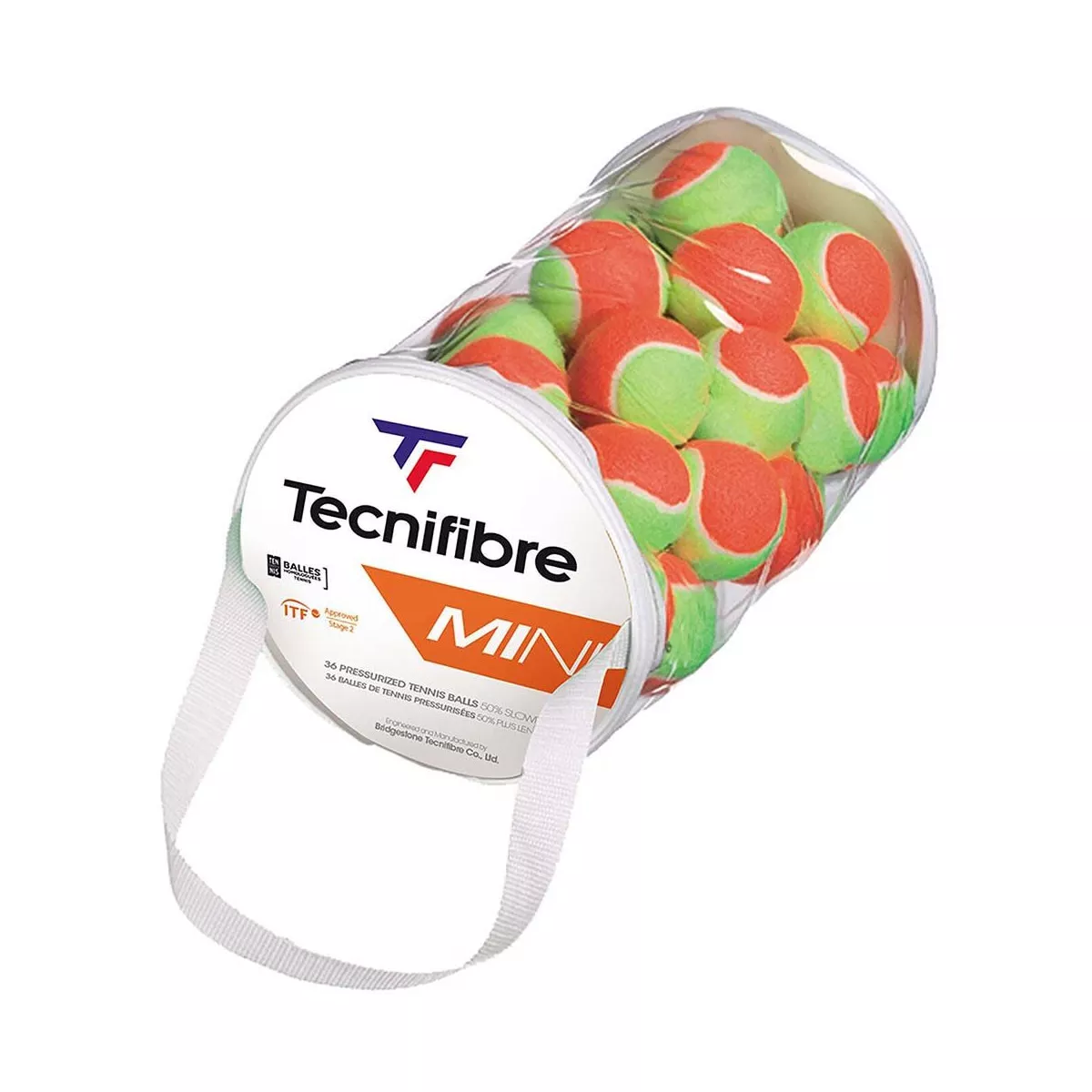 Sacca da 36 Palline Tecnifibre Mini-Tennis