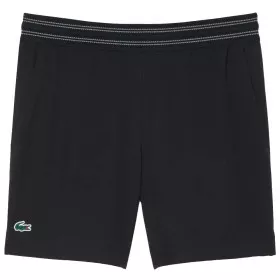 Short Lacoste Tennis Ultra Dry Riflettente Nero