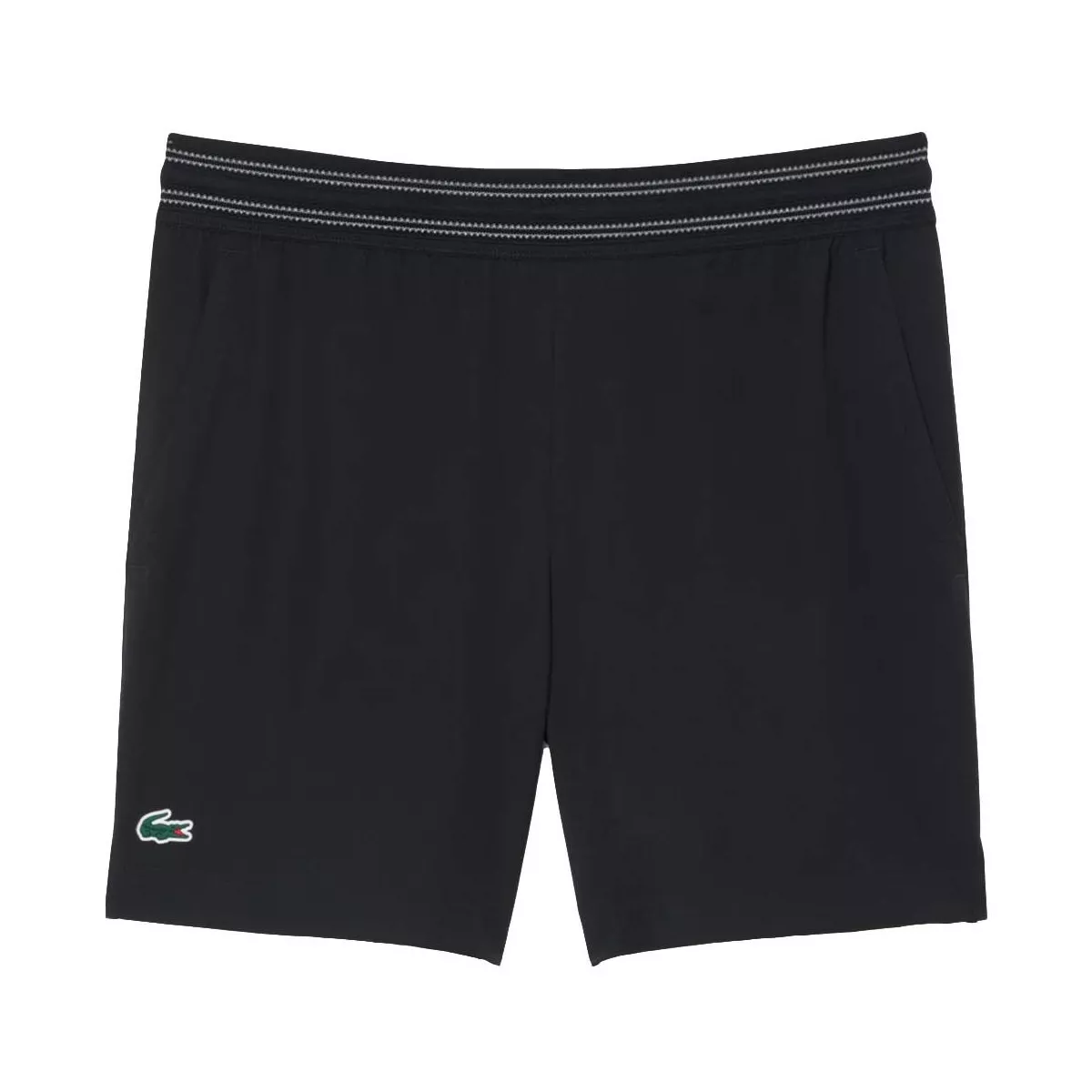 Short Lacoste Tennis Ultra Dry Riflettente Nero