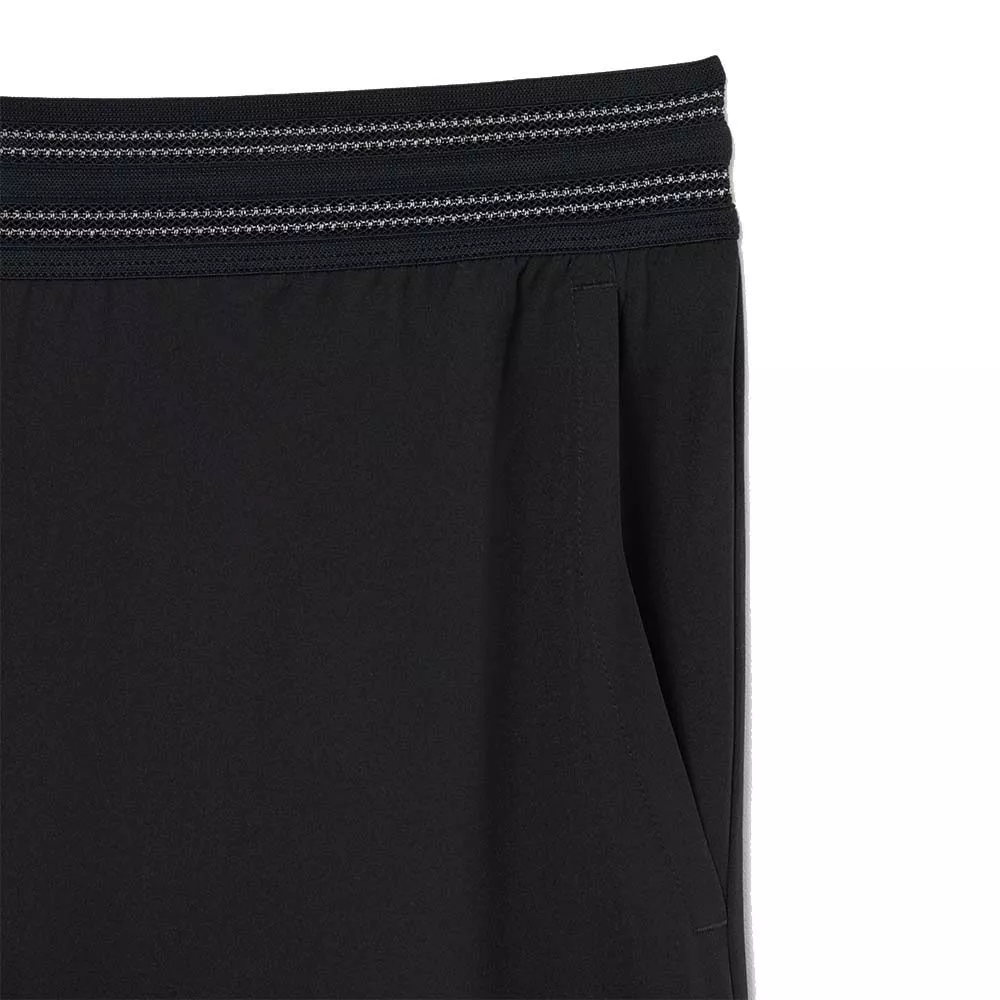 Short Lacoste Tennis Ultra Dry Riflettente Nero