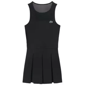 Abito Lacoste Tennis Plissettato Stretch Nero