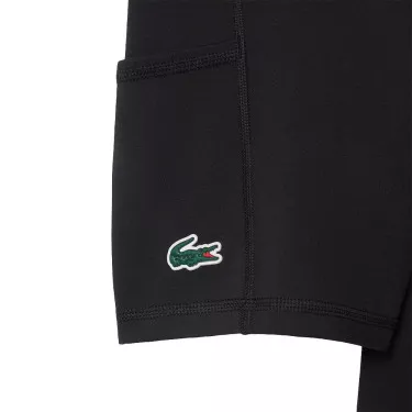 Abito Lacoste Tennis Plissettato Stretch Nero