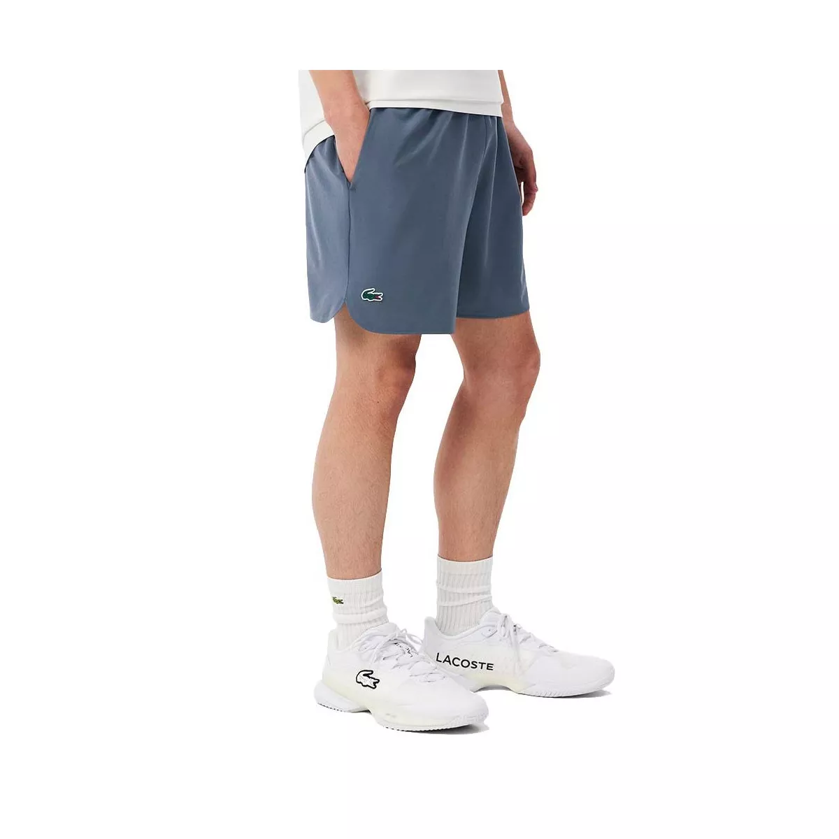 Short Lacoste Tennis x Novak Djokovic On Court Grigio