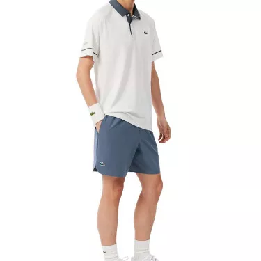 Short Lacoste Tennis x Novak Djokovic On Court Grigio