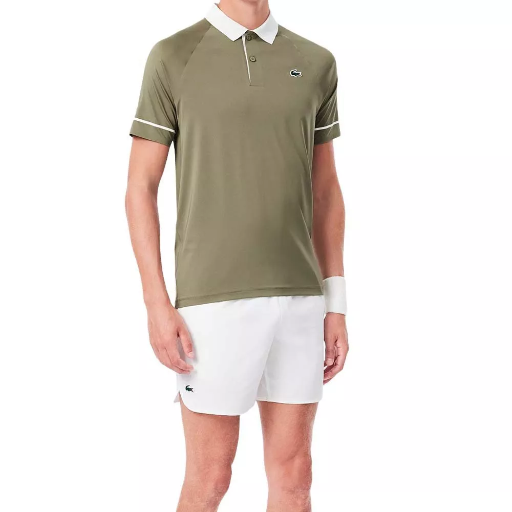 Short Lacoste Tennis x Novak Djokovic On Court Bianco