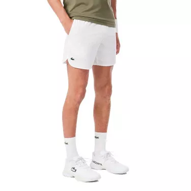 Short Lacoste Tennis x Novak Djokovic On Court Bianco