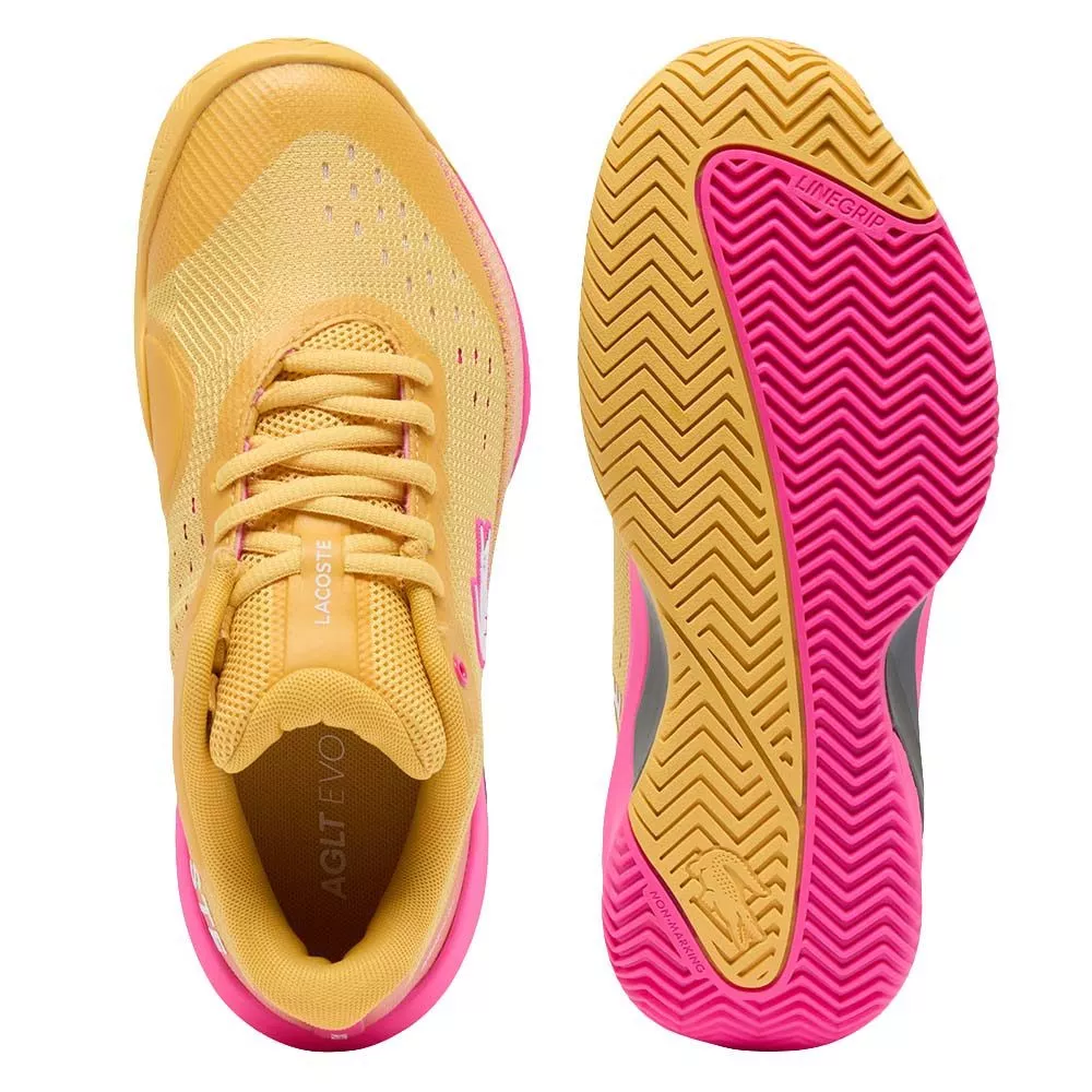 Scarpe Lacoste AG-LT Evo Donna Giallo / Rosa