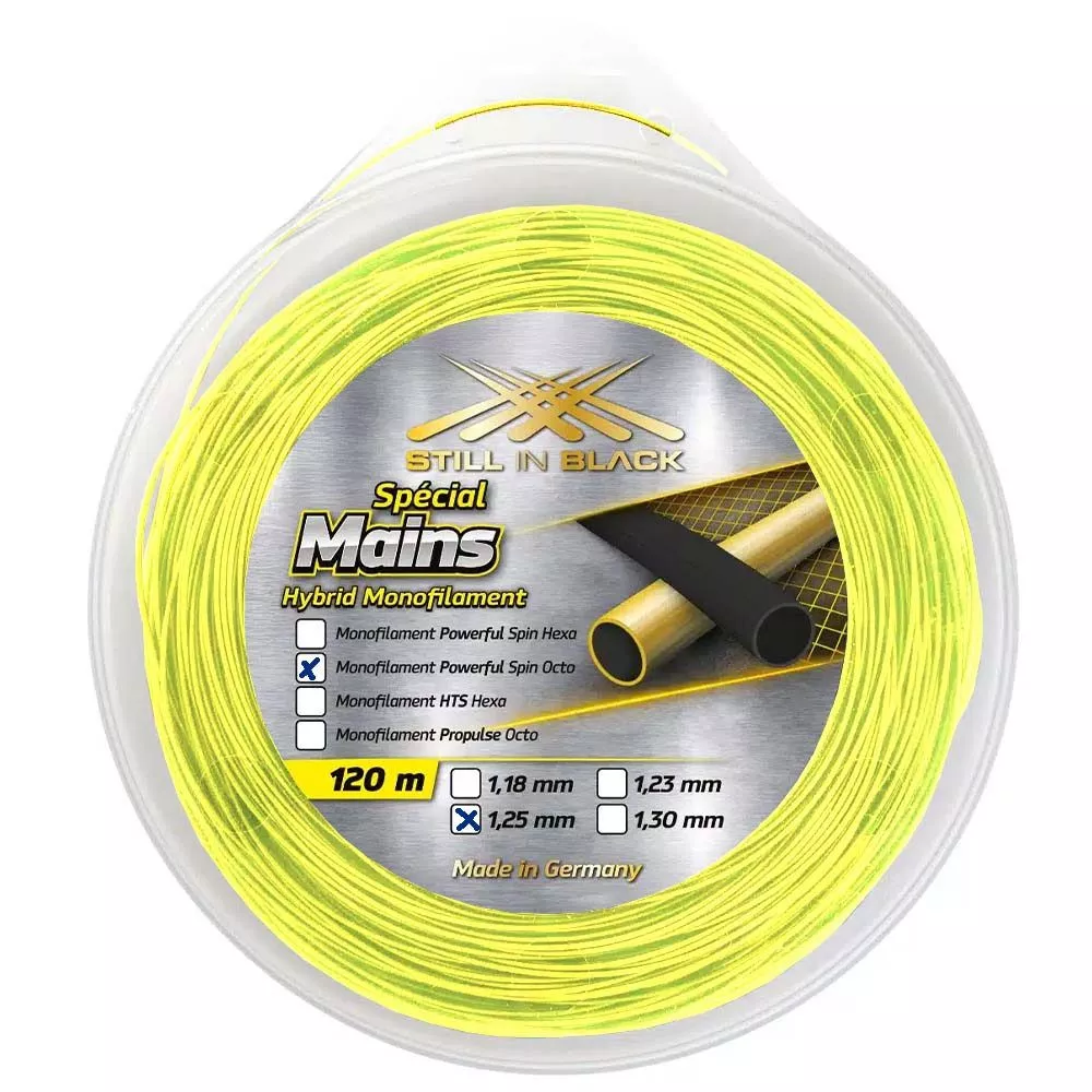 Bobina Still In Black Powerful Spin Octo Giallo 120m