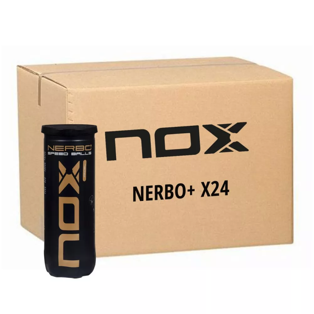 Cartone da 24 tubi di 3 palline Nox Nerbo+ Speed