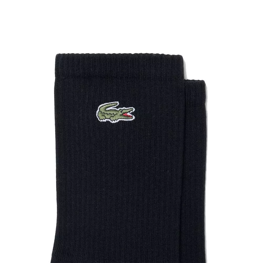 Calzini Lacoste Sport Lunghi Neri (3 Paia)
