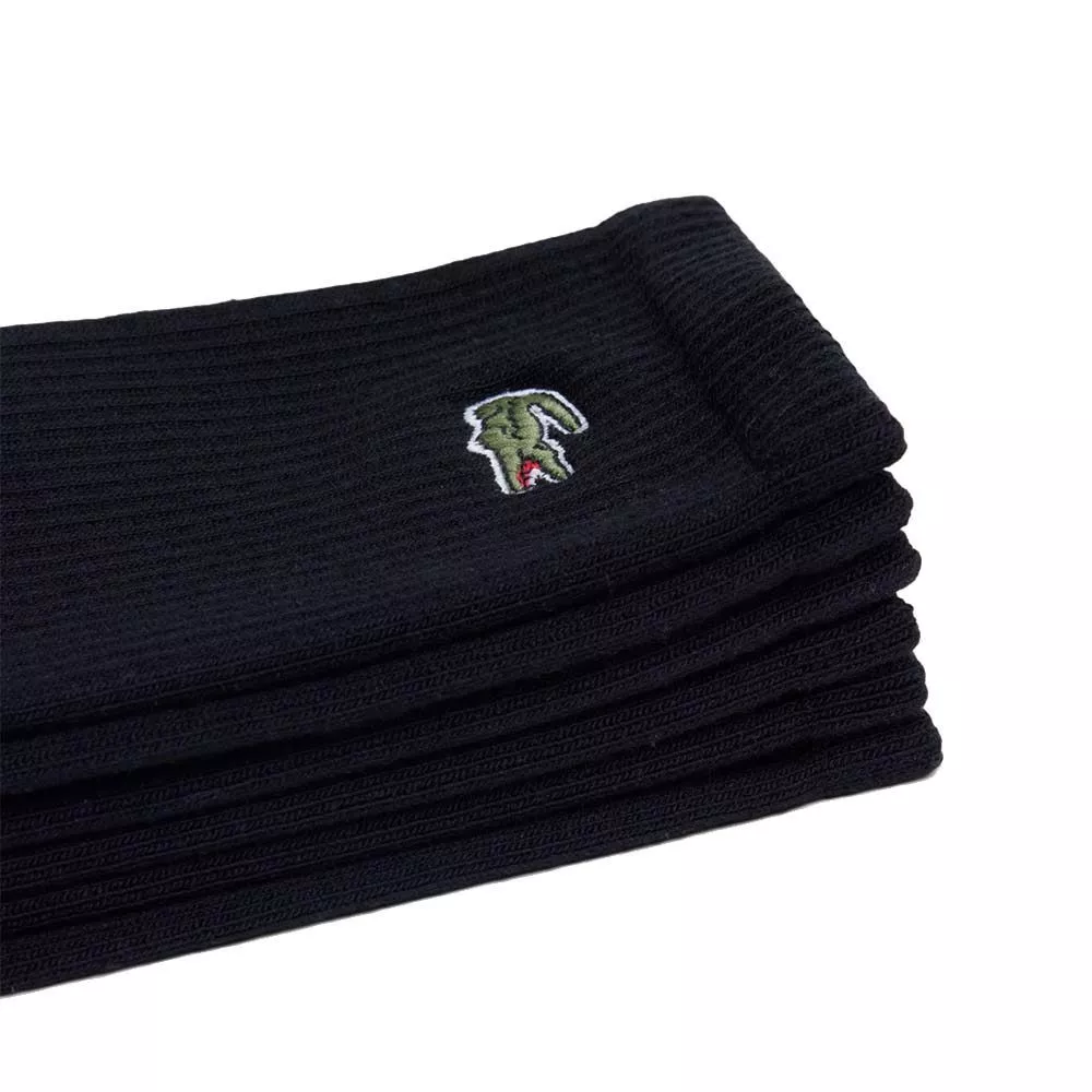 Calzini Lacoste Sport Lunghi Neri (3 Paia)