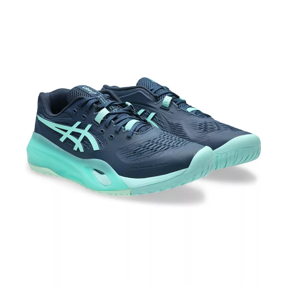 Scarpe Asics Gel Resolution X Blu Marino / Turchese