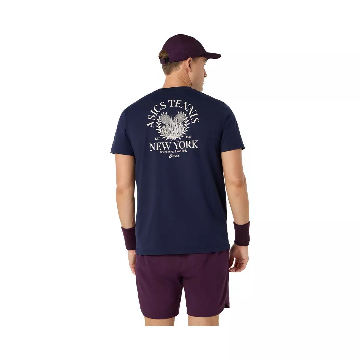 Maglietta Asics Game Seasonal Graphic Blu navy