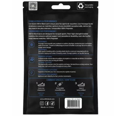 Lacci Still In Black 100cm Neri