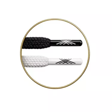 Lacci Still In Black 100cm Blu