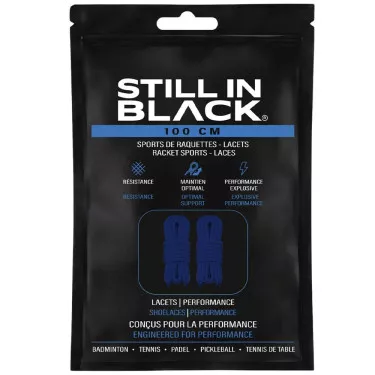 Lacci Still In Black 100cm Blu
