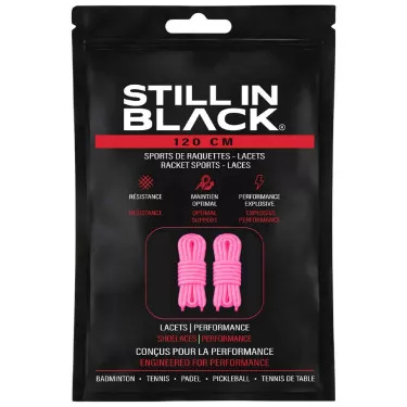 Lacci Still In Black 120cm Rosa