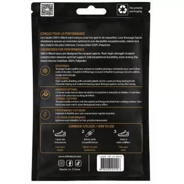 Lacci Still In Black 140cm Neri