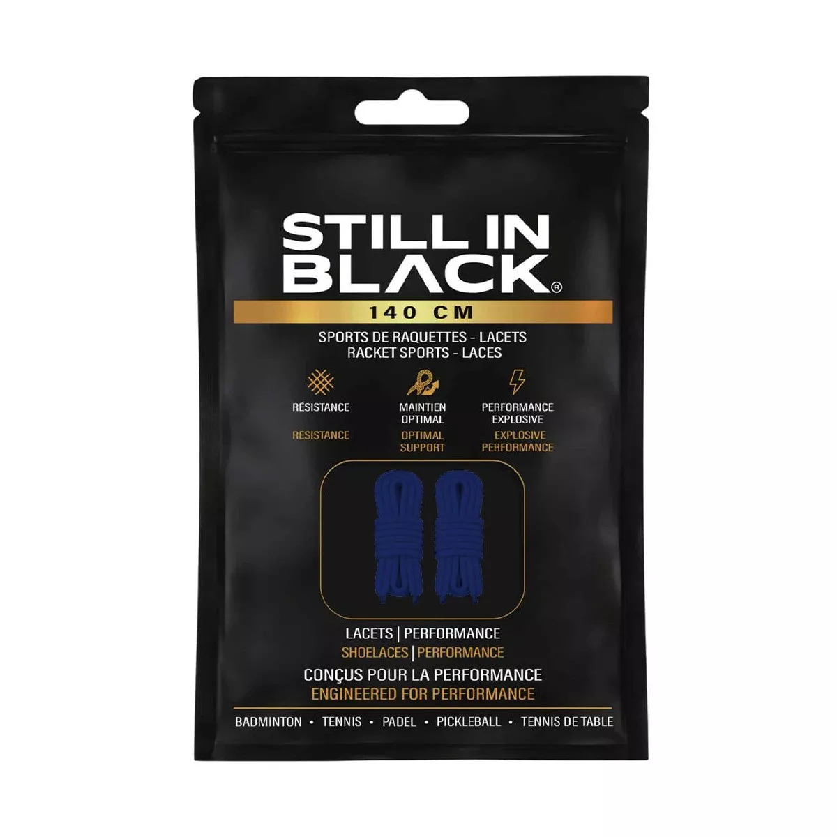 Lacci Still In Black 140cm Neri