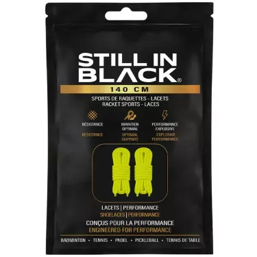 Lacci Still In Black 140cm Gialli