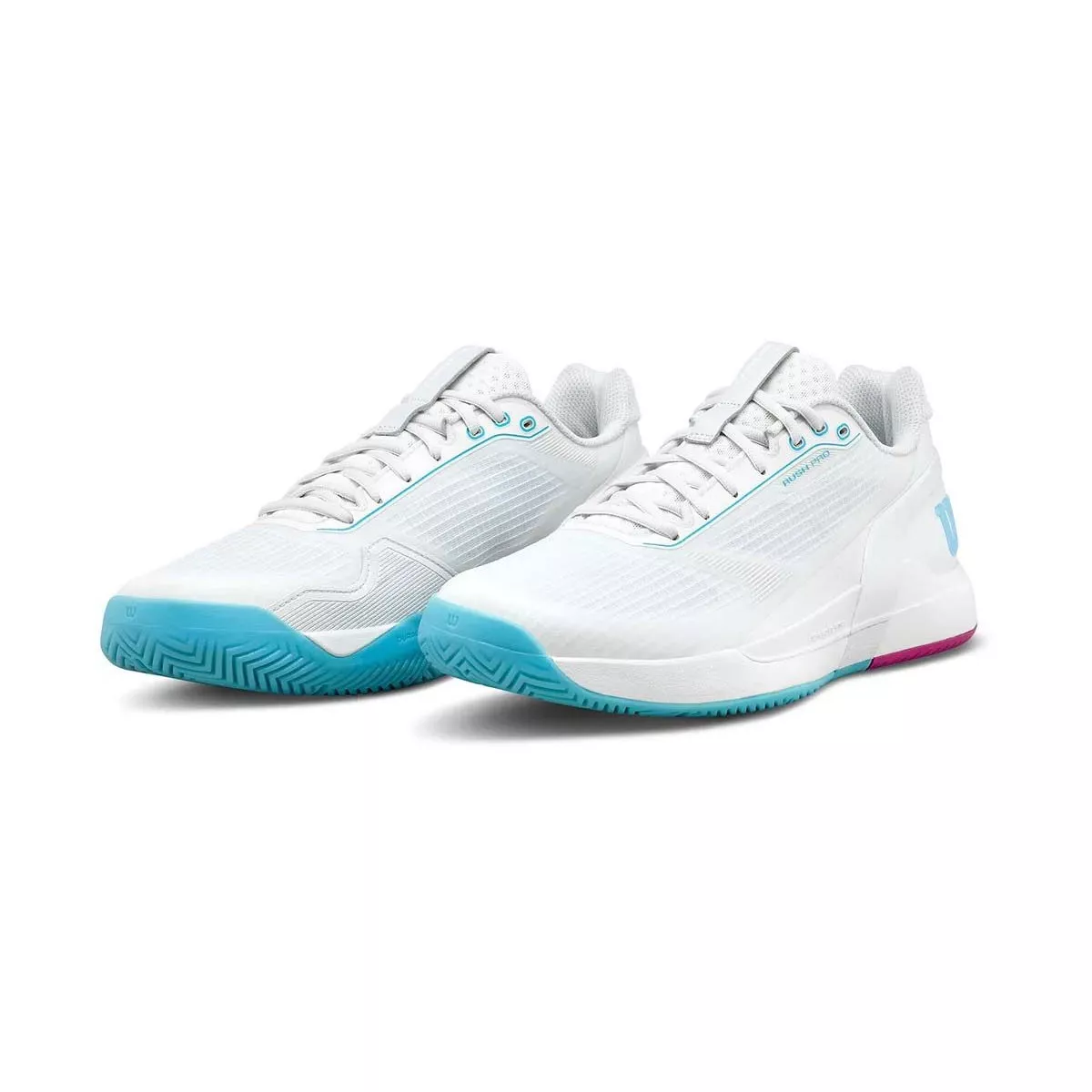 Scarpe Wilson Rush Pro 5 Slice Bianche