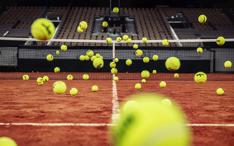 Quante palline da tennis vengono usate al Roland Garros?